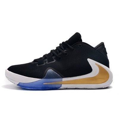 Nike Erkek Zoom Freak 1 Siyah / Metal Altın Basketbol Ayakkabısı Türkiye - MAUM0P3R